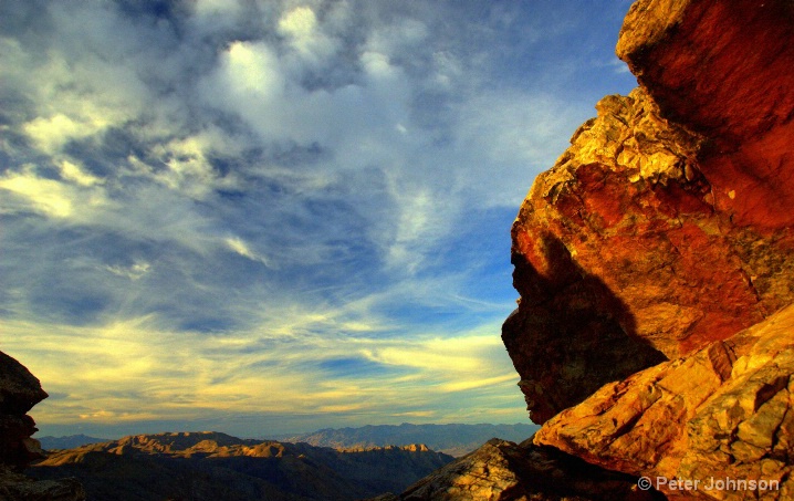 Sunset Glow, Augereberry Point - Death Valley