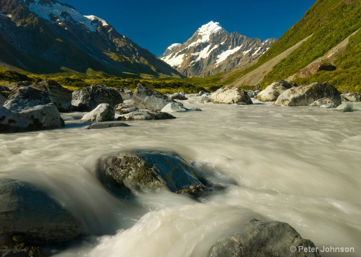 Milky Meltwater from Mt. Cook - New Zealand