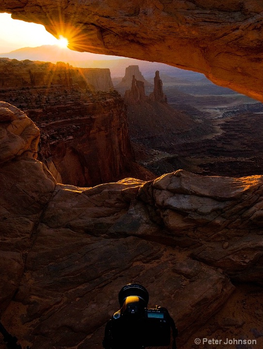 "Second Best Friend," at Mesa Arch - Utah