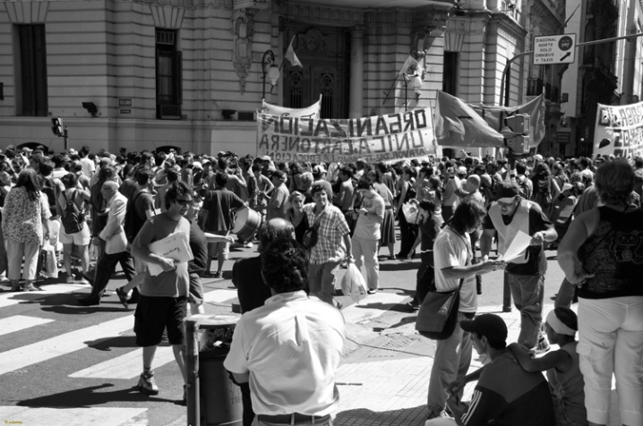 protesting..Buenos Aires