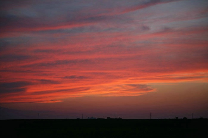 A magical sunset sky