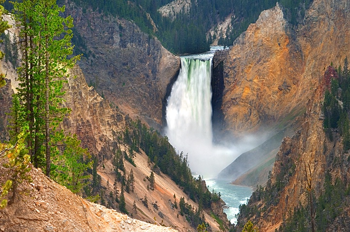 Lower Yellowstone Falls -Yellowstone National Park