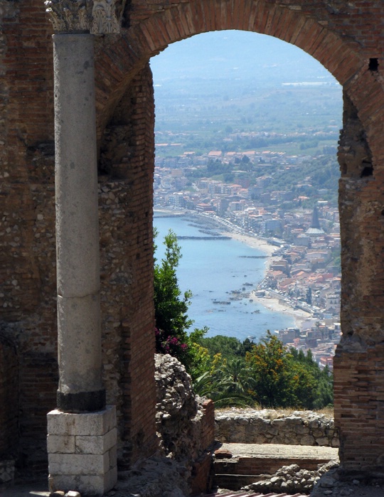 Taormina from Greek Theater