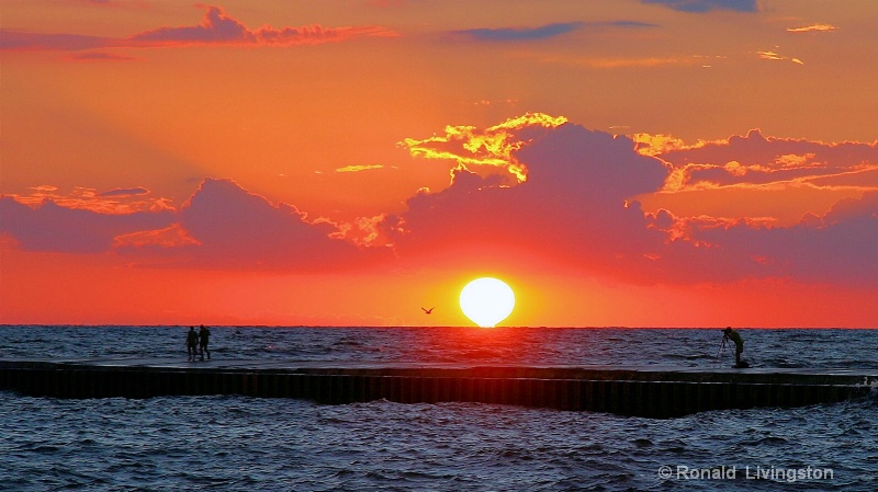 Action at Sunset