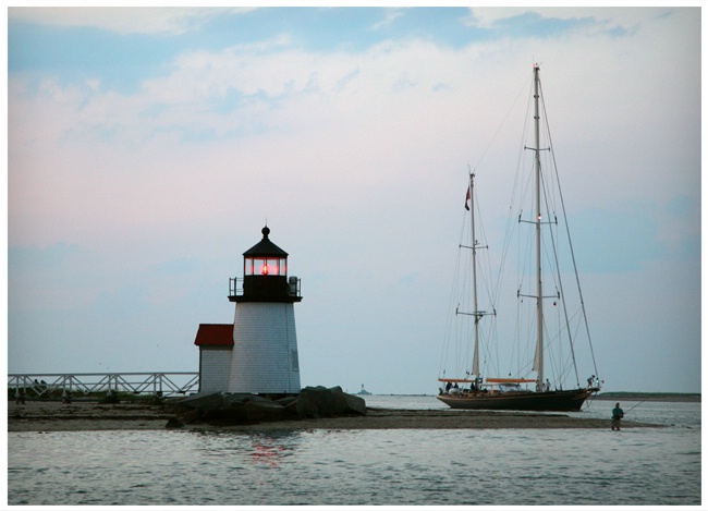 Lighthouse and Boat  #274