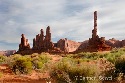 Cathedral Spires, Monument Valley AZ