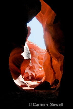 Wolf Figure, Antelope Canyon, AZ