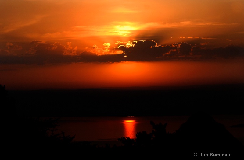 Sunset in Akagera, Rwanda 2008