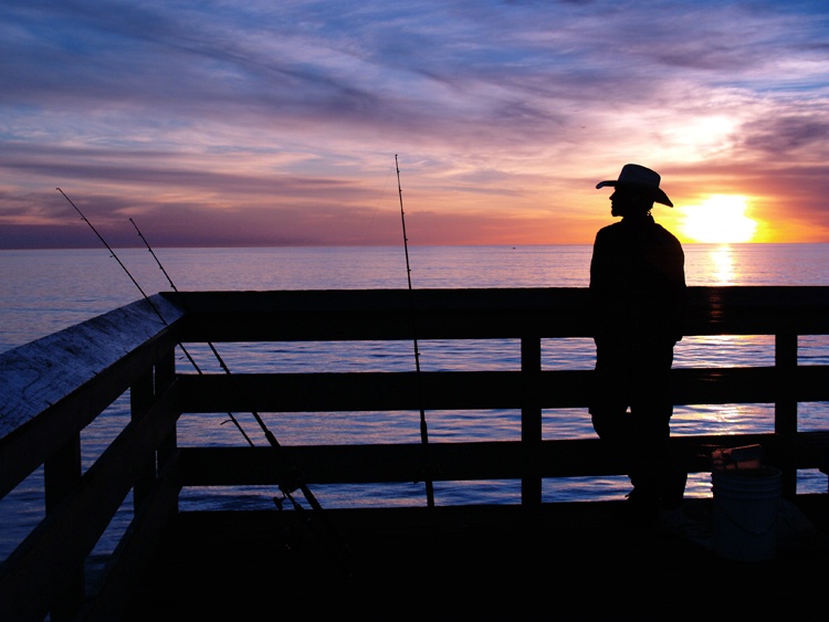 Cowboy Fishing with "cool" temperatures
