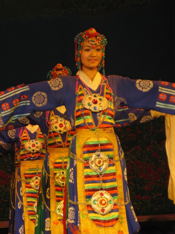 Tibetan Dancers in the Dreams show, Shangrila