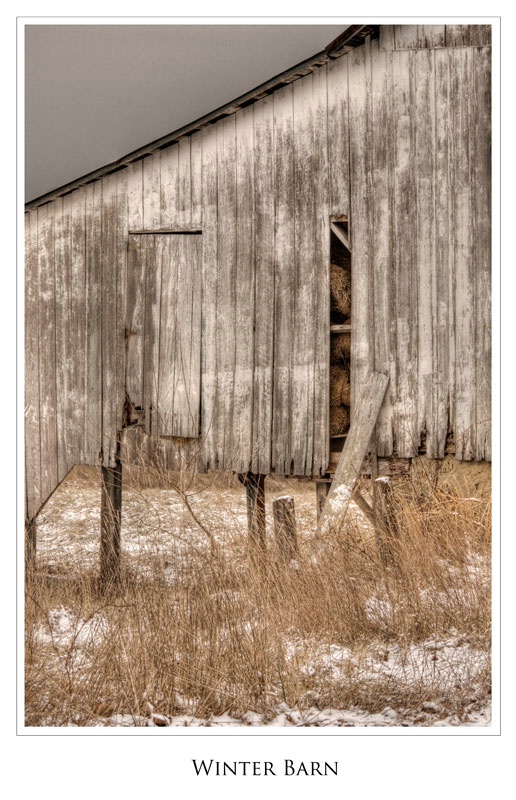 Snowy Barn