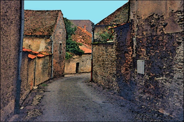 Old French Street card