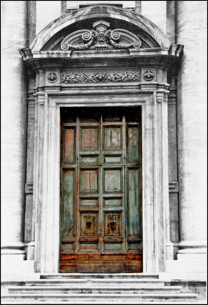 Ornate Church Door card 