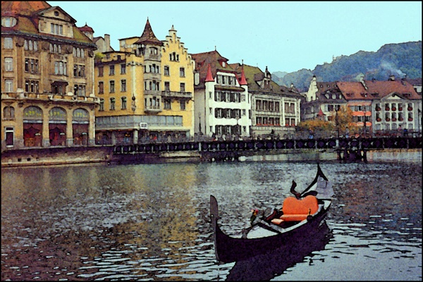 Swiss Gondola card