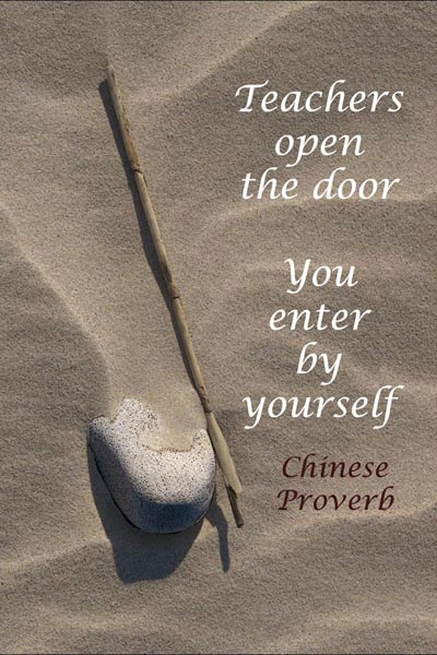 Beach Stone Meditation 4 card