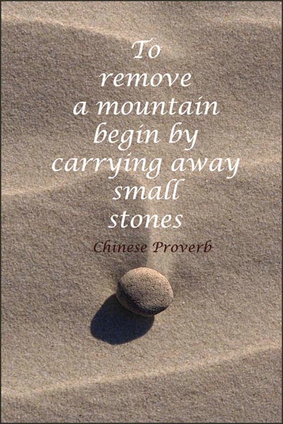 Beach Stone Meditation 6 card