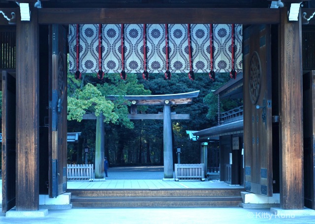 Door Exiting Meiji Shrine