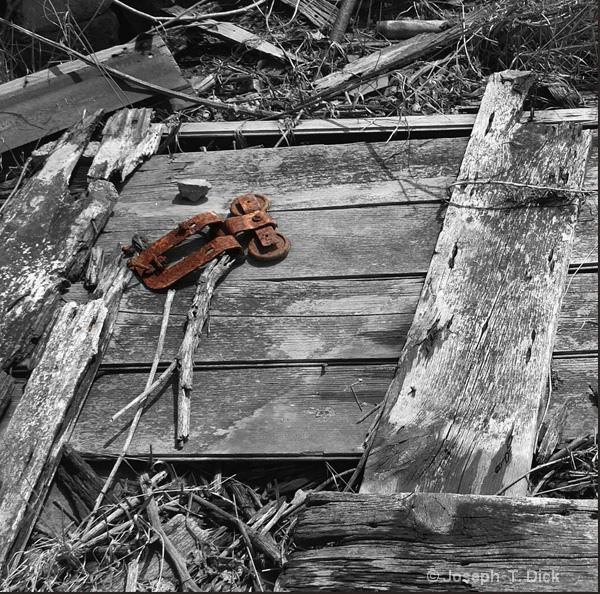 Rusty Pulley  bw