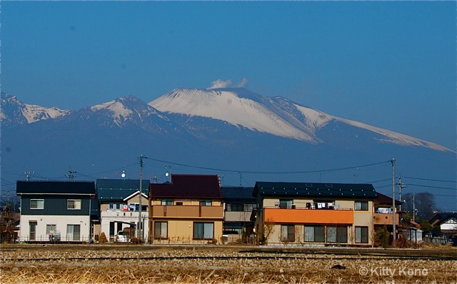 Mt. Asama that Erupted in Japan in January 2009