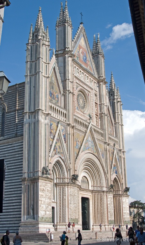 Orvieto's cathedral exterior