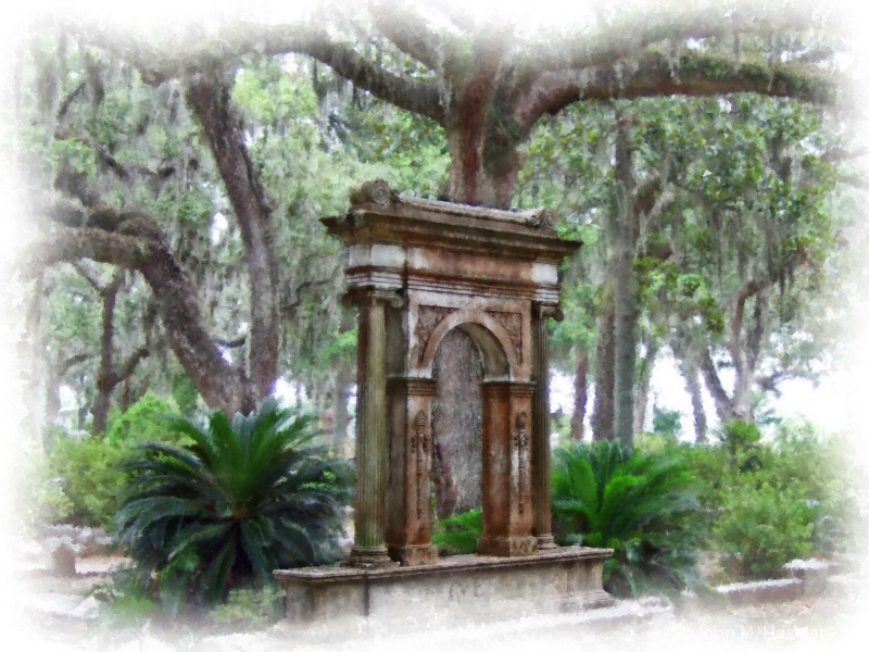 Bonaventure Cemetery monument