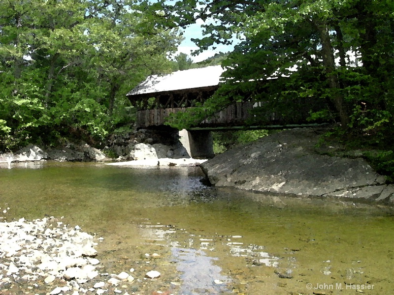 Sunday River under Artist Bridge (Bethel, ME)