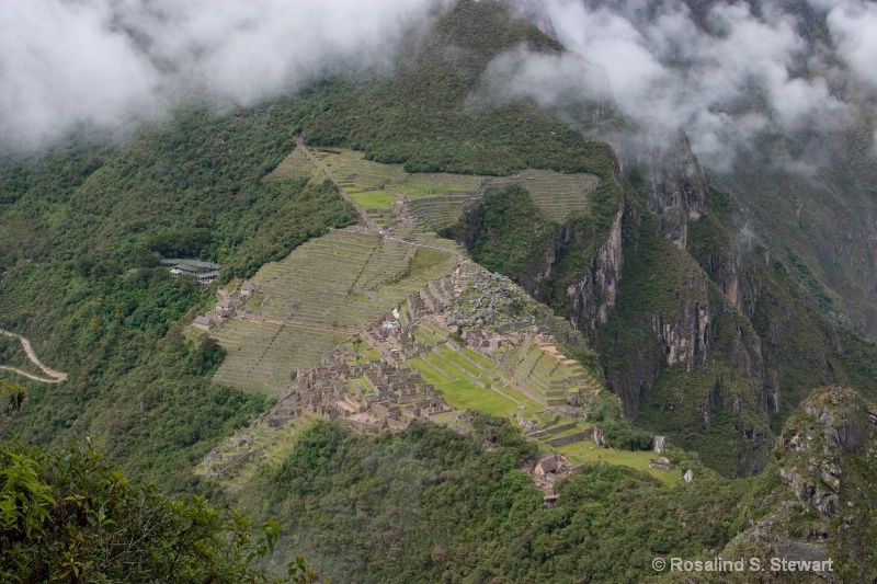 View of Machu Picchu from Wayanpicchu 