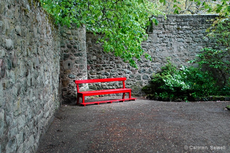 Red Bench Cawdor Castle