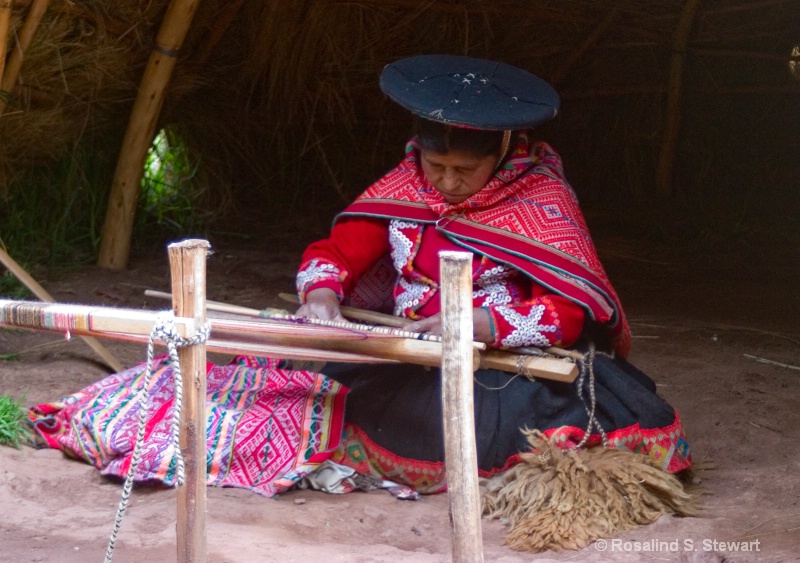 Indigenous Peruvian Weaver