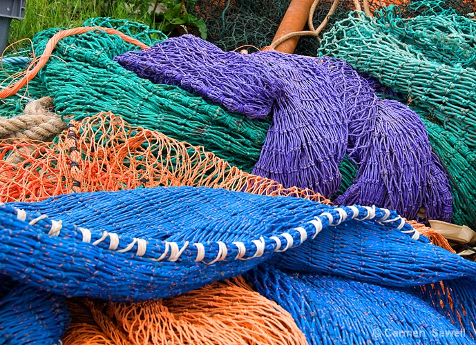 Fishing Nets at Kilkeel Harbor