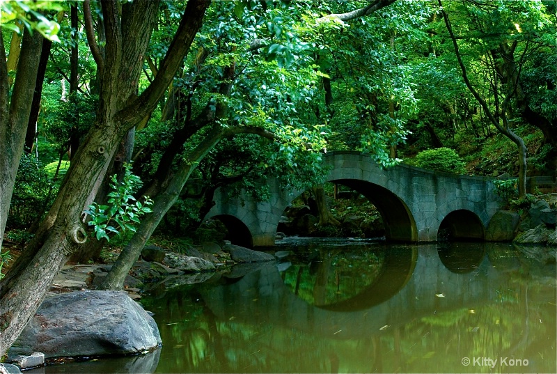 Bridge at Arisugawa from Left Bank