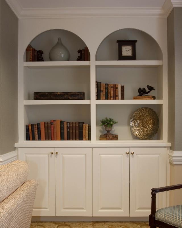 entrance bookcases