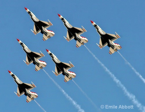 Thunderbirds "Air show formation"