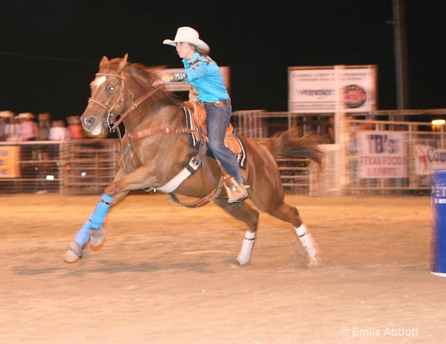 Ladies Barrel Racing