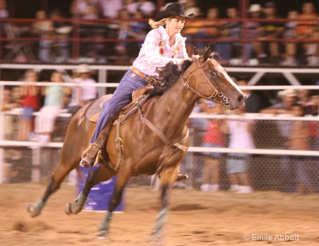 Ladies Barrel Racing