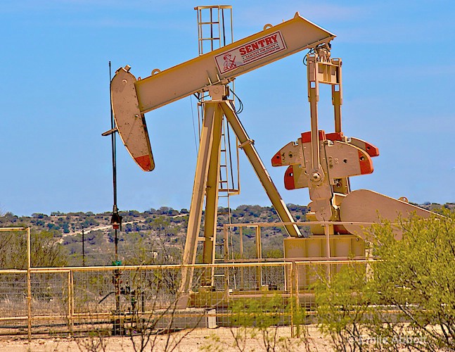 Oil Rigs populate West Texas