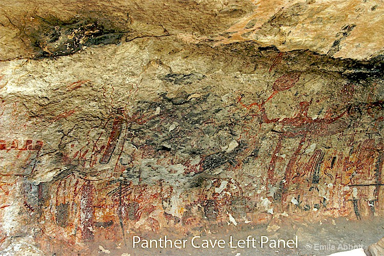 Left panel of Panther Cave