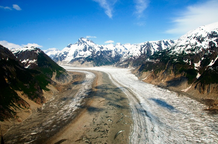 Glacier in motion