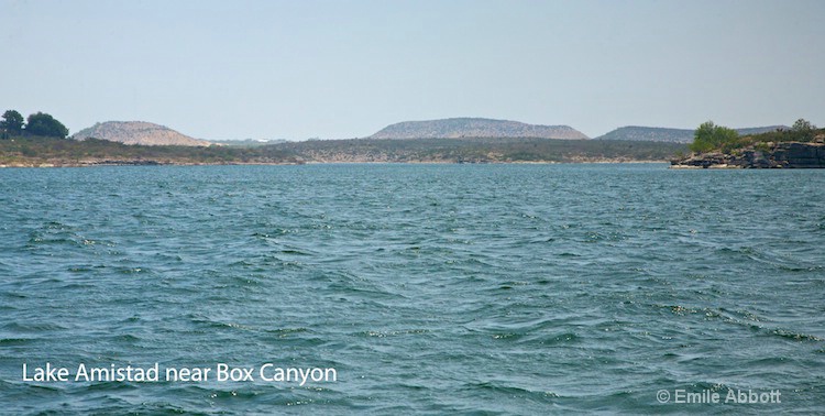 View from Lake Amistad 