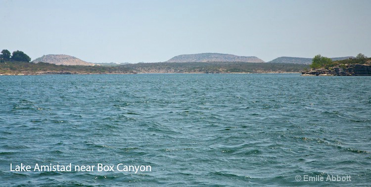 View from Lake Amistad 