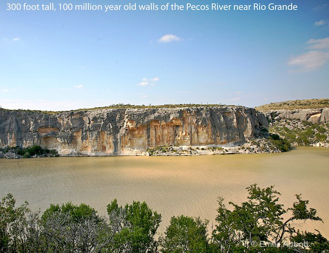 100 million year Pecos walls