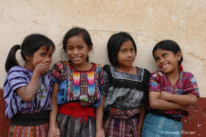 Guatemala Girls giggling