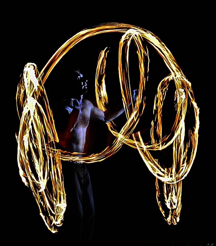 Center of Fire (Poi: Fire Dancing)