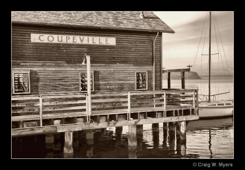 Coupeville Wharf Sepia