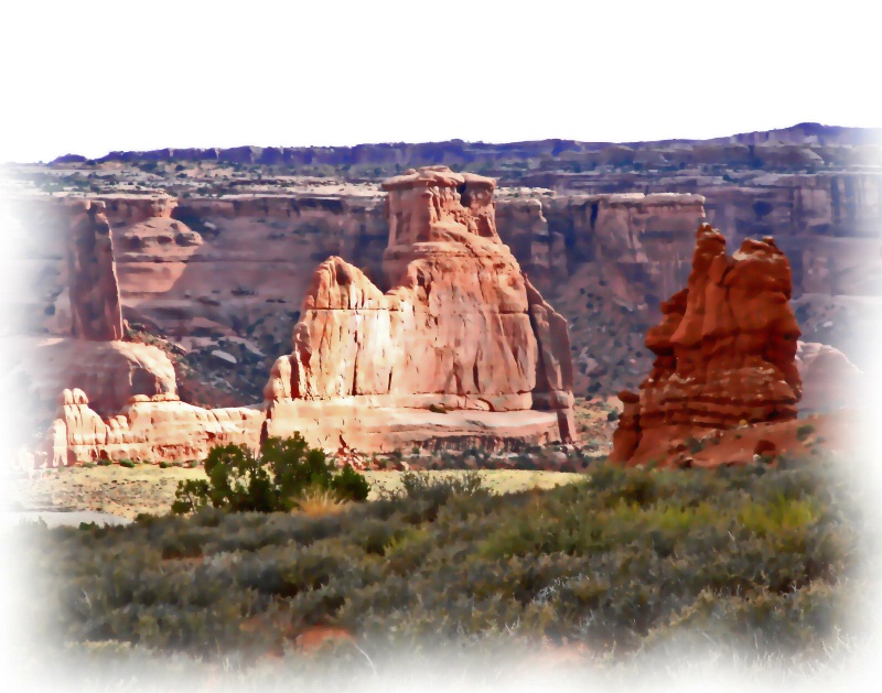 Rock Formations at Arches National Park, UT