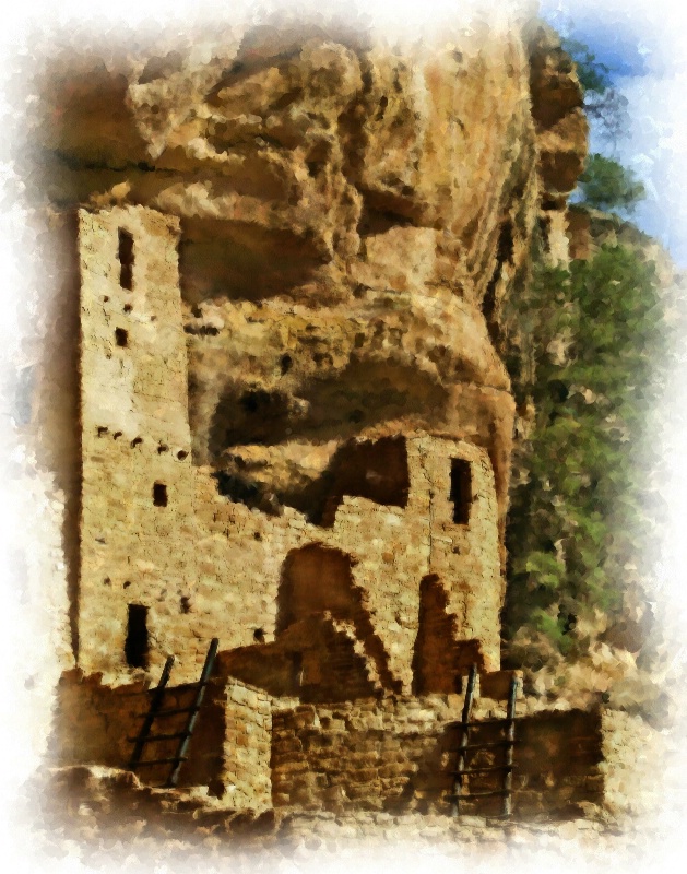 Mesa Verde Cliff Dwelling Detail