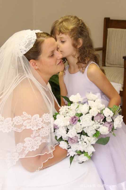 Flower Girl Kiss