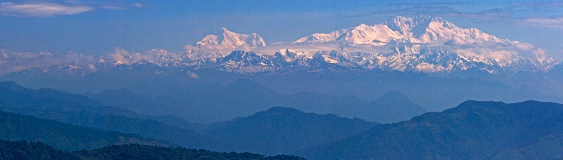 Kanchenjunga in the Himalayas