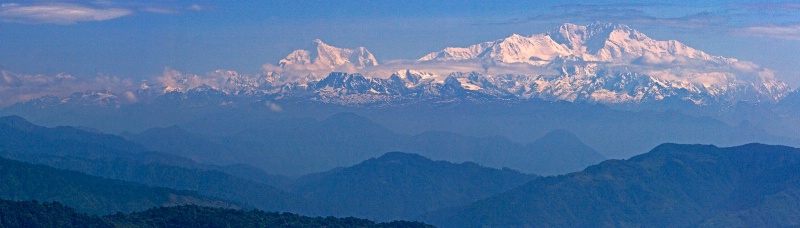 Kanchenjunga in the Himalayas