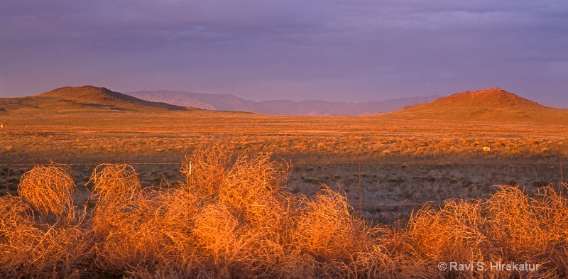 Sunset at west Mesas